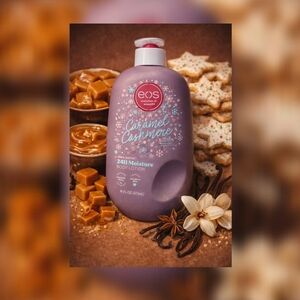 Limited Edition EOS Caramel Cashmere Shea Body Lotion New